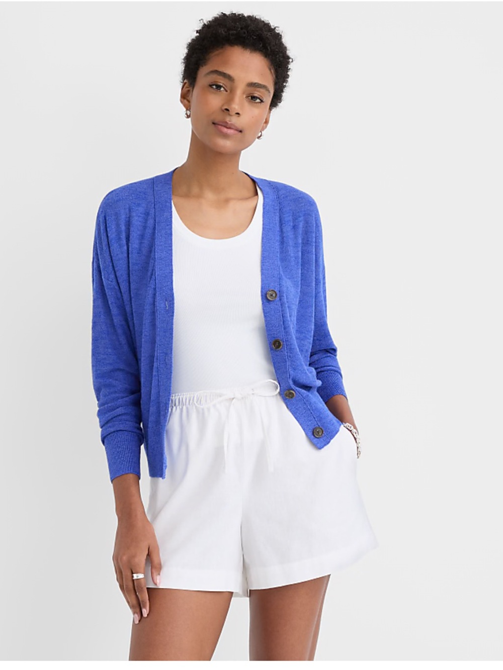 Loft Modern V-Neck Cardigan Size Large NWT